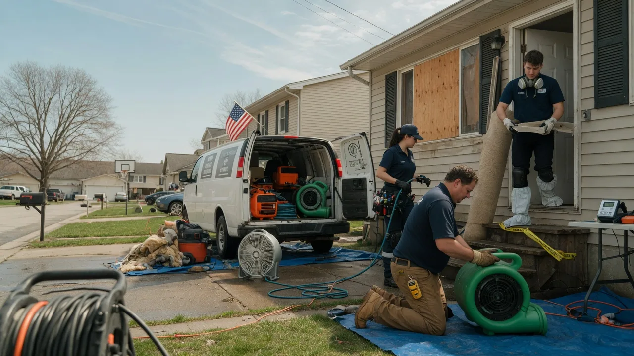 Water Damage Restoration in Tangier, VA near me